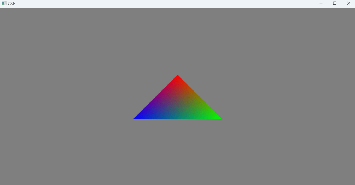 三角形の表示